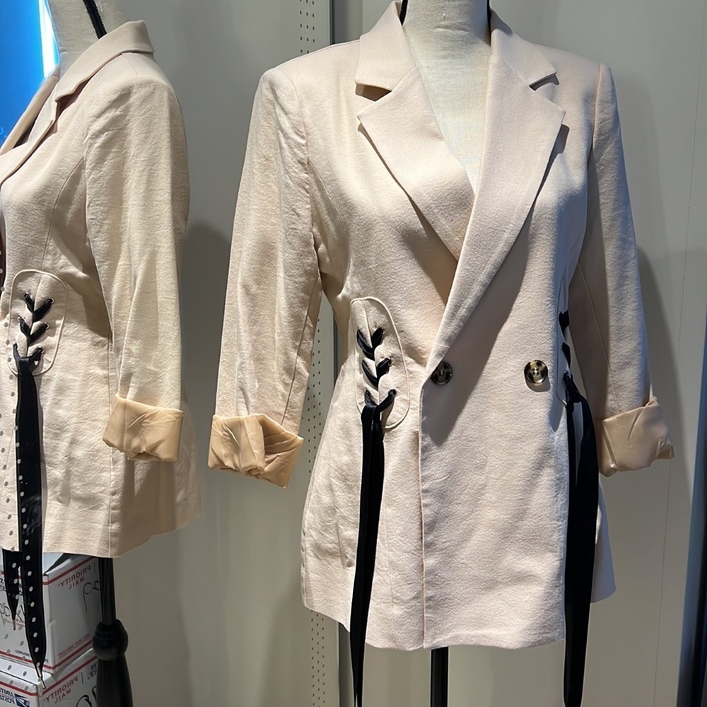 Storets tan blazer size small